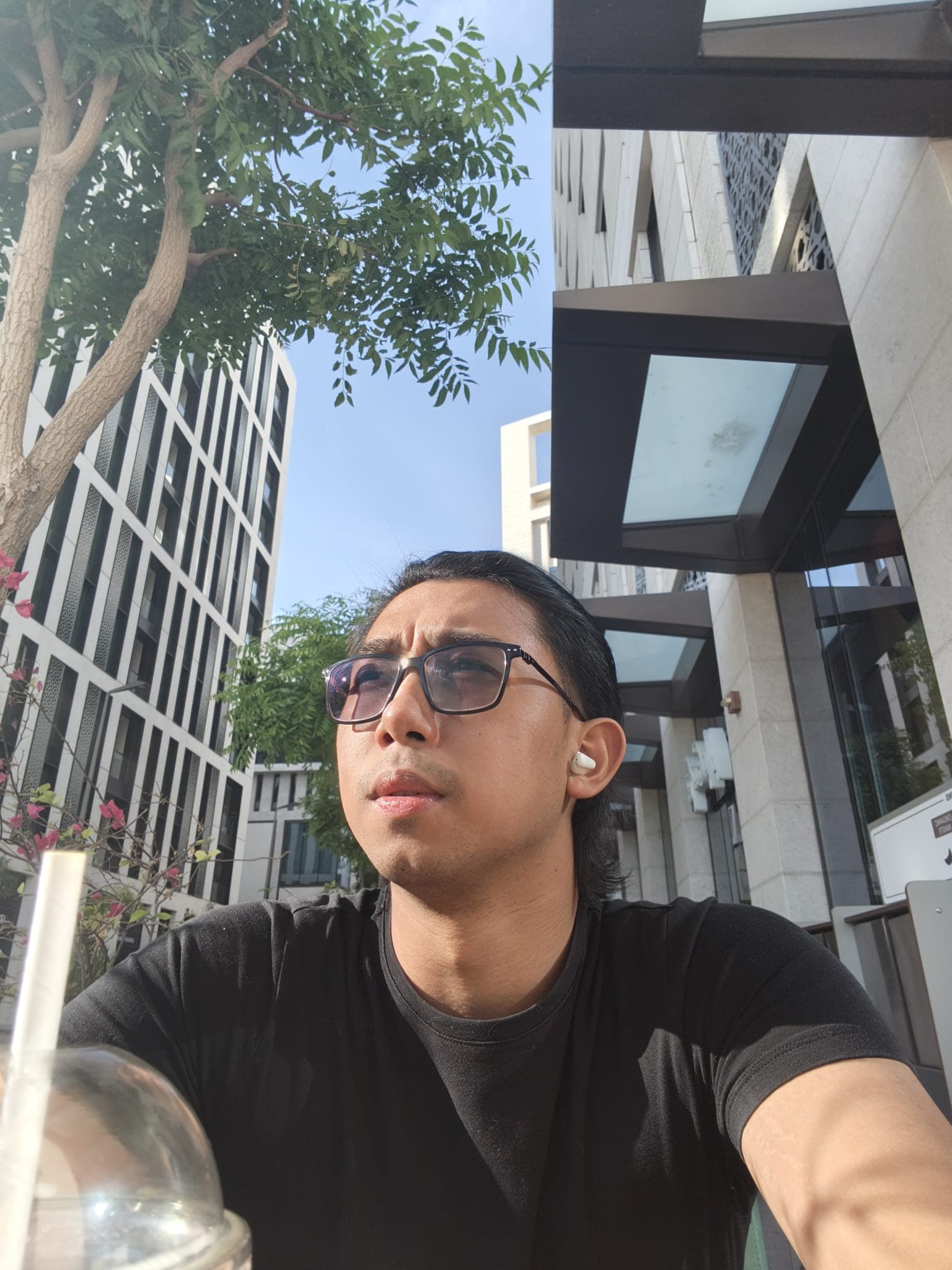 Gabriel outdoors in Doha