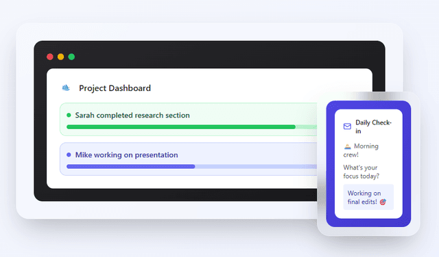 Sailboats: Web-based Group Accountability System 